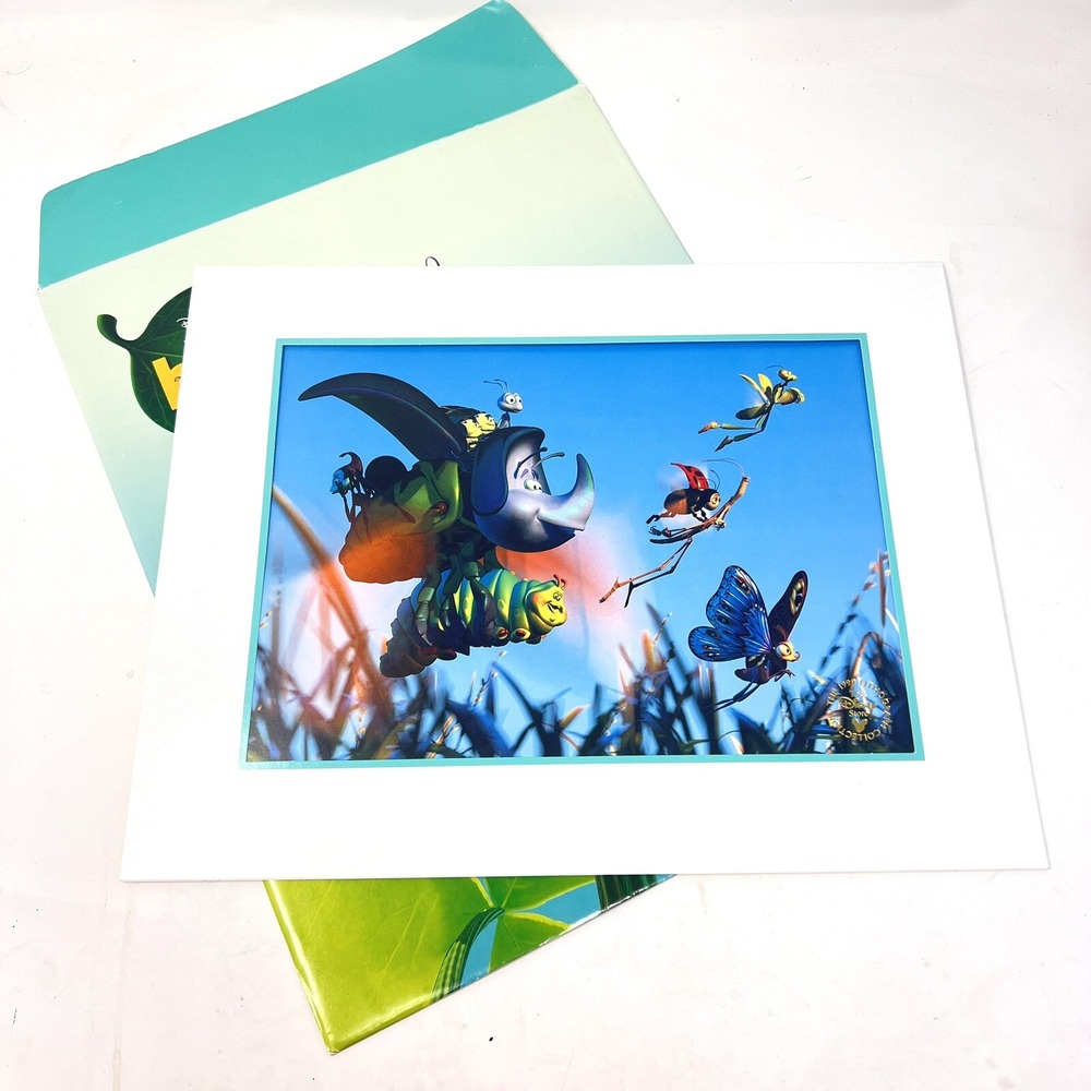 The Disney Store 1999 Lithograph Collection Pixar A Bug's Life Vintage Pixar Art